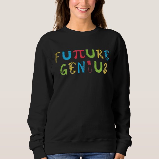 Camiseta Future Genius cute science  kids (Frente)