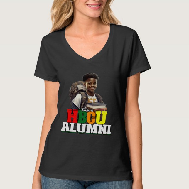 Camiseta Future HBCU Alumni Apparel Historical Black colleg (Frente)