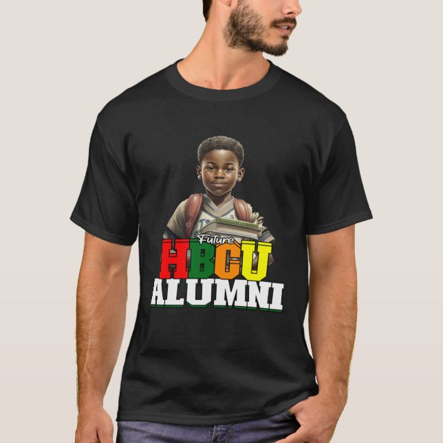 Camiseta Future HBCU Grad Alumni Apparel Black college For  (Frente)