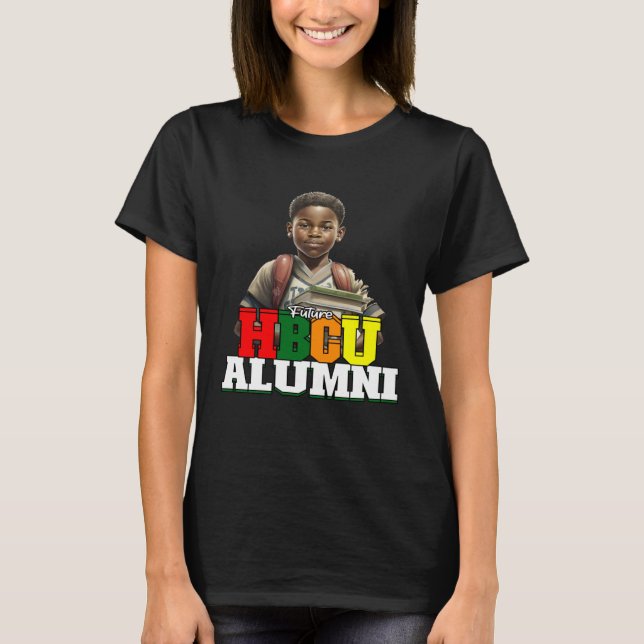 Camiseta Future HBCU Grad Alumni Apparel Black college For  (Frente)