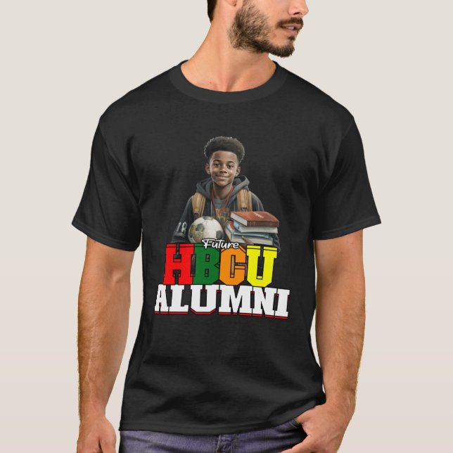 Camiseta Future HBCU Grad Alumni Apparel Black College For  (Frente)