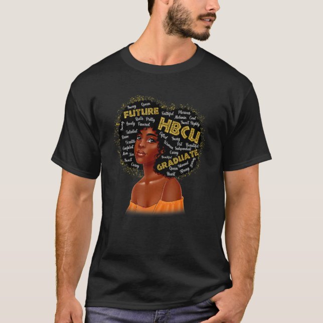 Camiseta Future HBCU Grad History Black College Girl Women  (Frente)