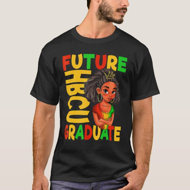 Camiseta Future HBCU Grad History Black College Girl Youth  (Frente)