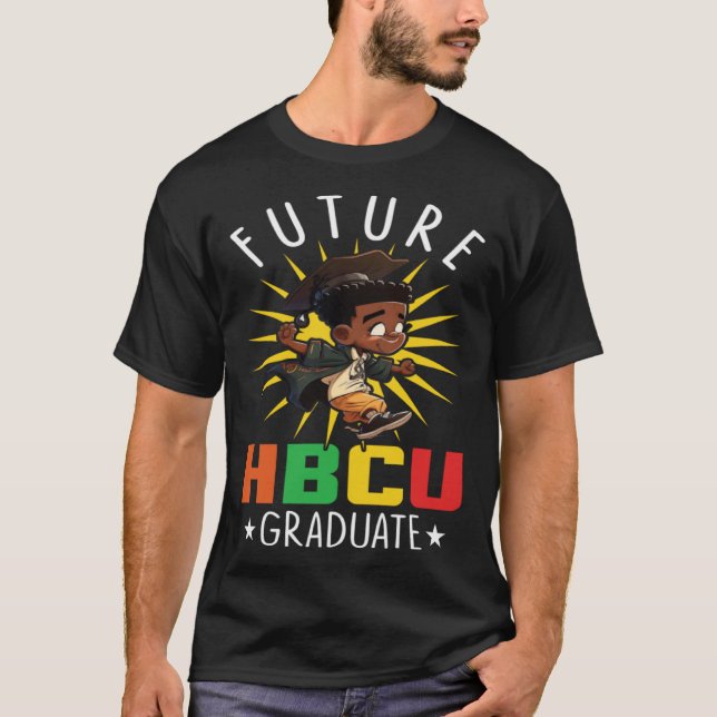 Camiseta Future HBCU Grad History Black College Youth Black (Frente)