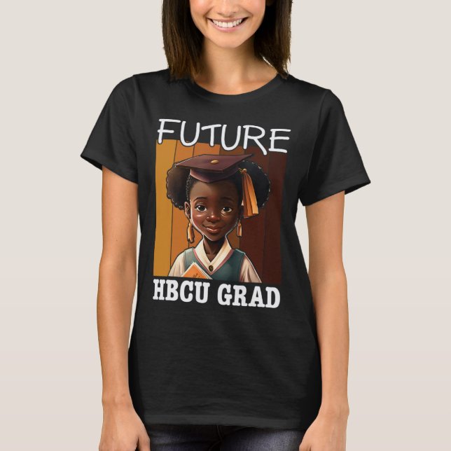 Camiseta Future HBCU Grad History Black College Youth Kids  (Frente)