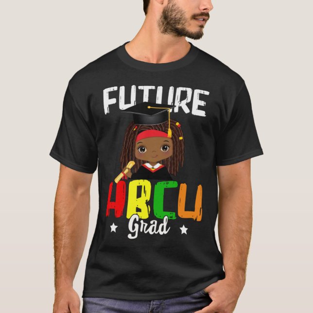 Camiseta Future HBCU Grad Melanin Afro Black Girl College G (Frente)