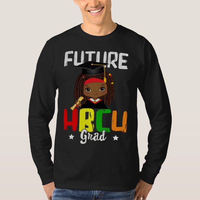 Camiseta Future HBCU Grad Melanin Afro Black Girl College G (Frente)