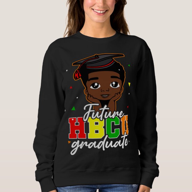 Camiseta Future HBCU Graduate Happy Last Day Of School Blac (Frente)