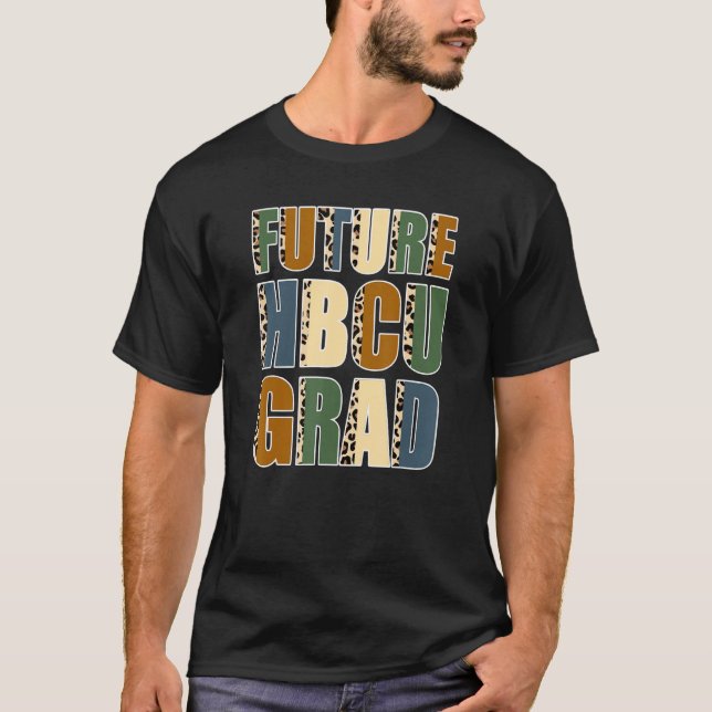 Camiseta Future Hbcu Student Grad Leopard Cheetah Women (Frente)
