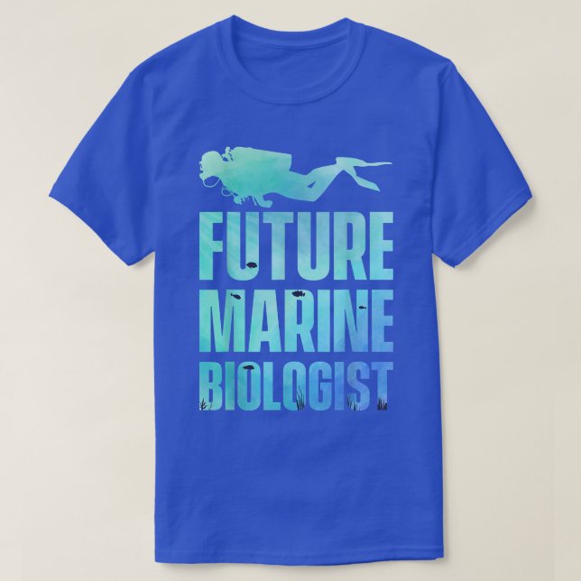 Camiseta Future Marine Biologist Biology Ocean Science Stud (Frente do Design)
