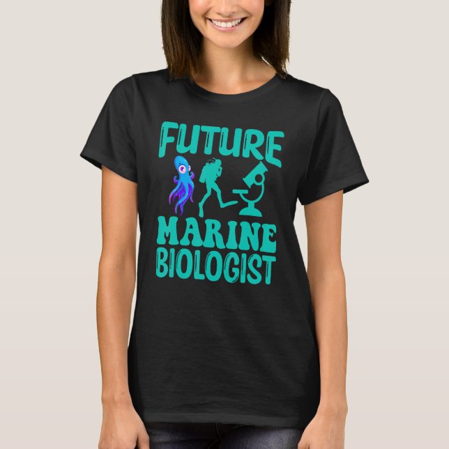 Camiseta Future Marine Biologist Ocean Life Biology Student (Frente)