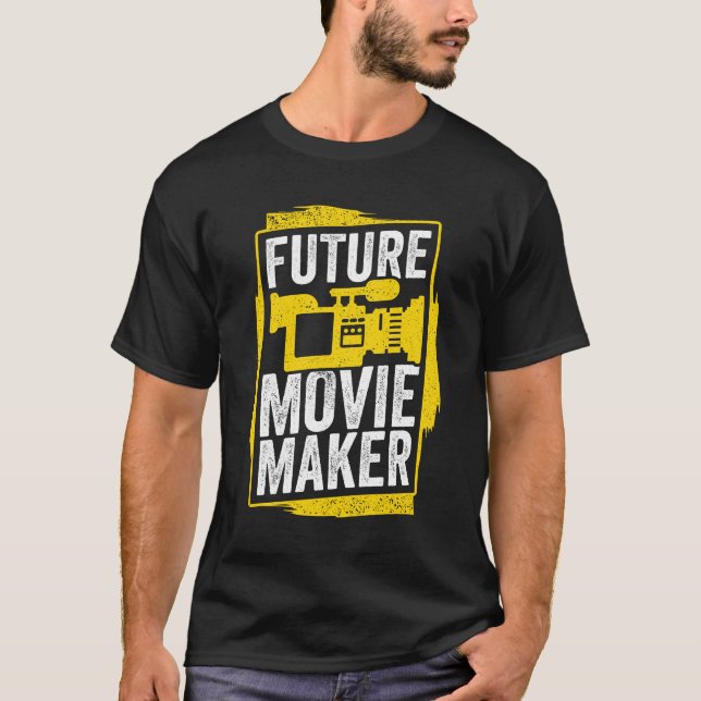 Camiseta Future Movie Maker Filmmaking Film Director Gift (Frente)
