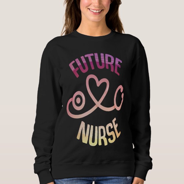 Camiseta Future Nurse Future CNA RNA LPN (Frente)