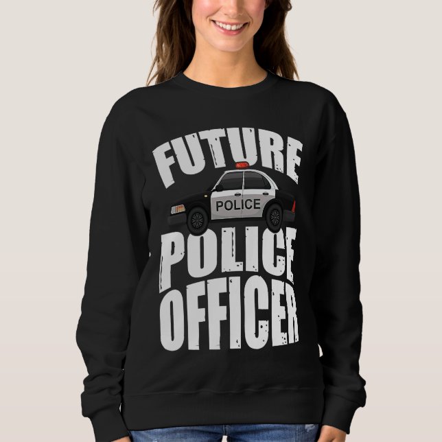 Camiseta Future Police Officer Blue Line (Frente)