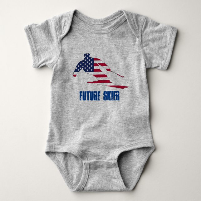 Camiseta Future Skier Body (Frente)