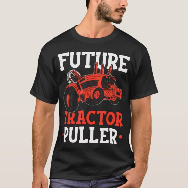 Camiseta Future Tractor Puller Tractor Pulling Tractorpulli (Frente)