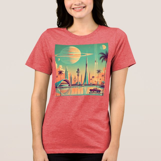 Camiseta Futurista Atômico Nova Flórida (Frente)