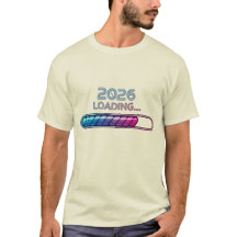 Camiseta Futurista Neon Ano Novo 2026 Carregando…