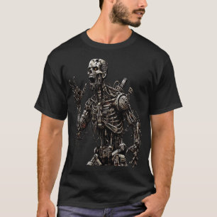 Camiseta Futuristic Cyborg in Detail