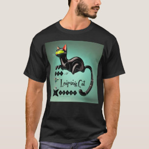 Camiseta Futurística Atômica O Salto De Gato Saltante