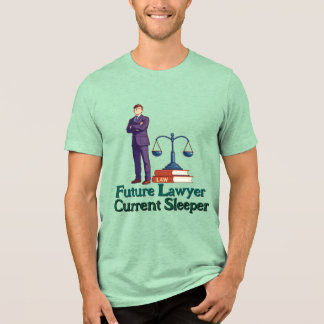 Camiseta Futuro Advogado. Dorminhoco Atual