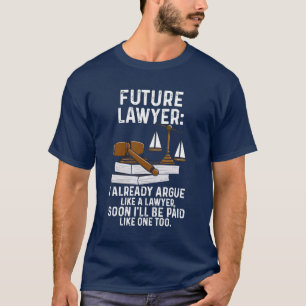Camiseta Futuro Advogado Eu Já Discuto Advogado