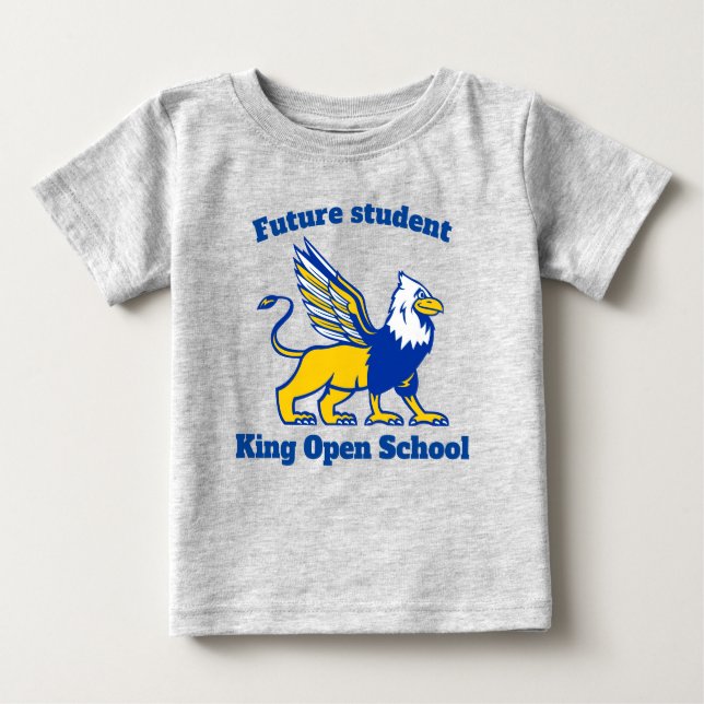 Camiseta Futuro Aluno em King Open (Frente)