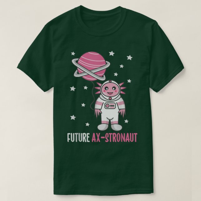 Camiseta Futuro Astronauta Engraçado Arma do Espaço (Frente do Design)