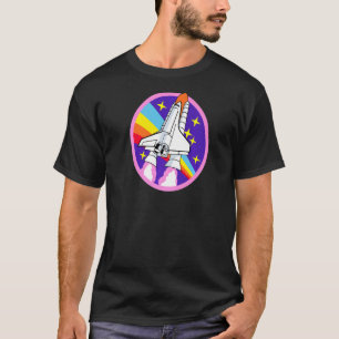 Camiseta Futuro Astronauta Futuro do Espaço Robôs Foguete C