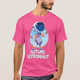 Camiseta Futuro Astronauta Na Lua Galáxia - Astronomia E Sp