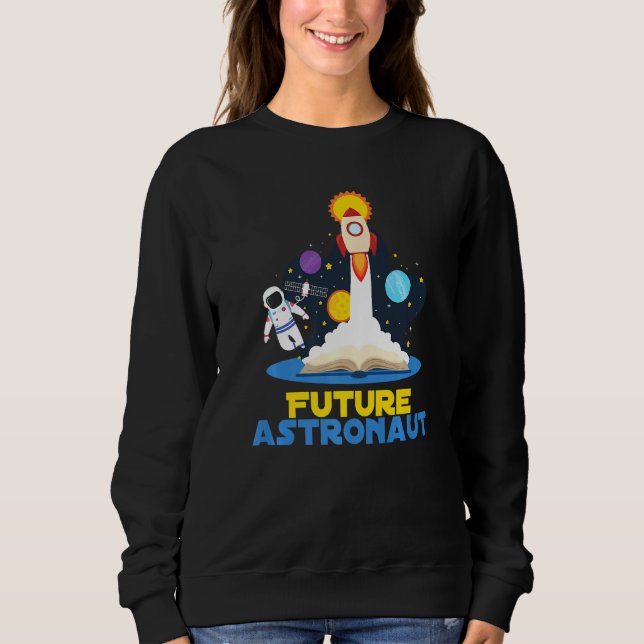 Camiseta Futuro Astronauta - Telescópio da Nebulosa Espacia (Frente)