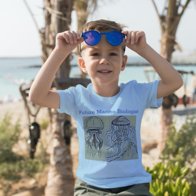 Camiseta Futuro Biólogo Marinho (Criador carregado)