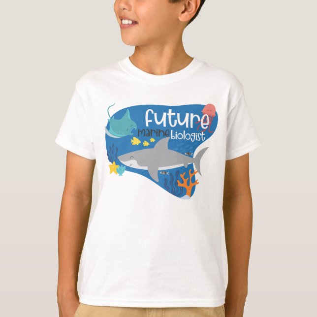 Camiseta Futuro Biólogo Marinho (Frente)