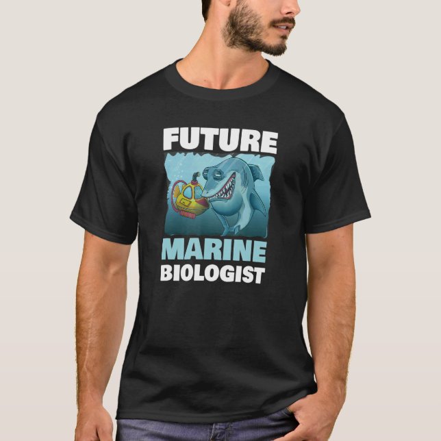 Camiseta Futuro Biólogo Marinho 3 (Frente)