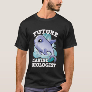Camiseta Futuro Biólogo Marinho Biologia Oceânica Peixes Fa