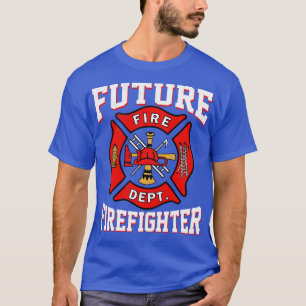 Camiseta Futuro Bombeiro Em Formação Para Crianças Y
