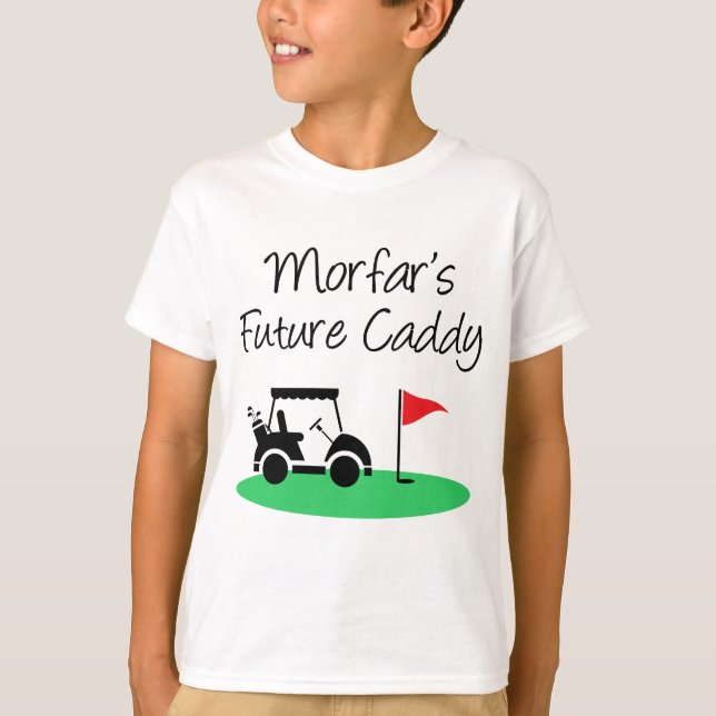 Camiseta Futuro Caddy do Morfar, neto sueco (Frente)