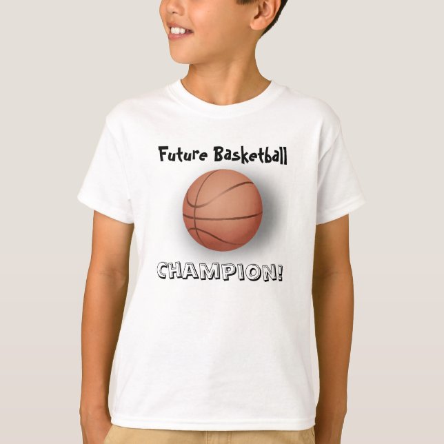 Camiseta Futuro campeão de basquete! (Frente)
