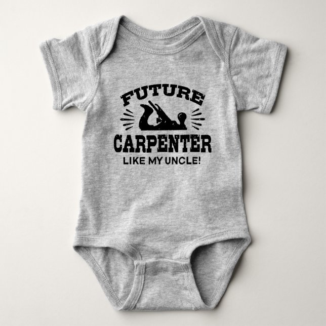 Camiseta Futuro Carpinteiro Como Meu Tio (Frente)