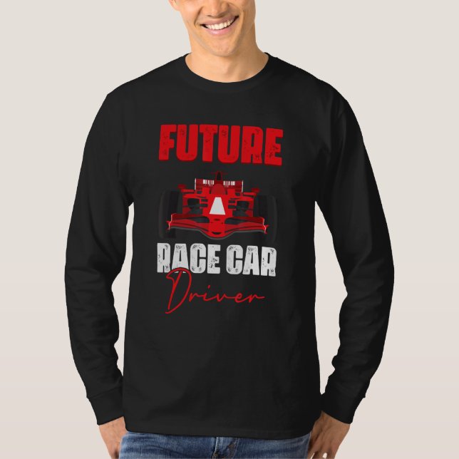 Camiseta Futuro Carro De Corrida Automático Para Um Carro D (Frente)