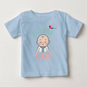Camiseta "Futuro CEO" Lindo Bebê Chefe Executivo