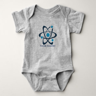 Camiseta Futuro Cientista Atom Design Baby Clothing