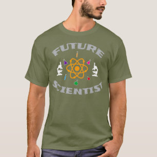 Camiseta Futuro Cientista Criança Infantil
