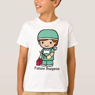 Camiseta Futuro cirurgião em escrutínio com o Scalpel