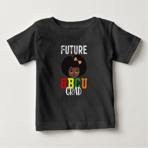 Camiseta Futuro Colégio Negro de Graduação de Rapariga Form
