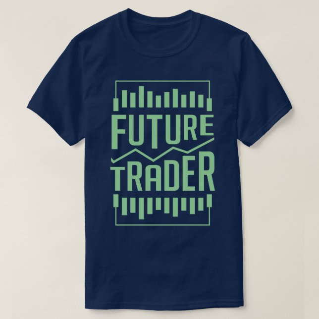 Camiseta Futuro Comércio De Ações Comerciais Para Crianças  (Frente do Design)