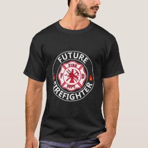 Camiseta Futuro Crachá de combate a incêndios