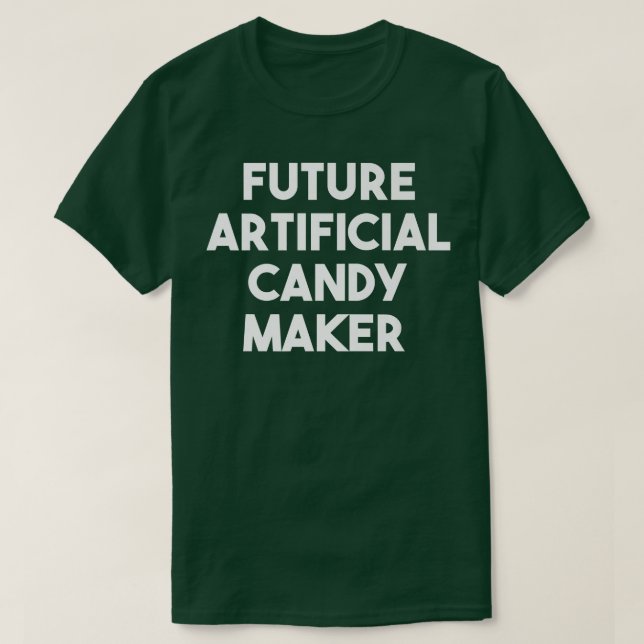 Camiseta Futuro Criador Artificial de Doces753 (Frente do Design)
