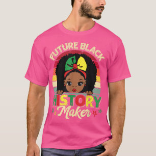 Camiseta Futuro Criador de História Negra Junten Afro Girls