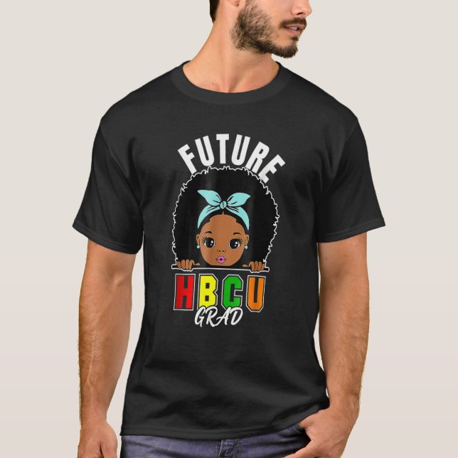 Camiseta Futuro Criador de História Negra Orgulhoso African (Frente)
